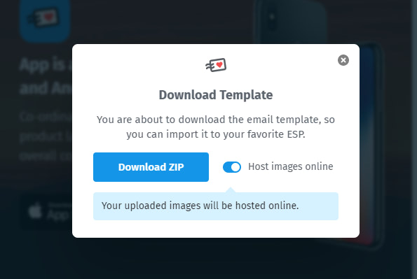 Create and export a Postcards template
