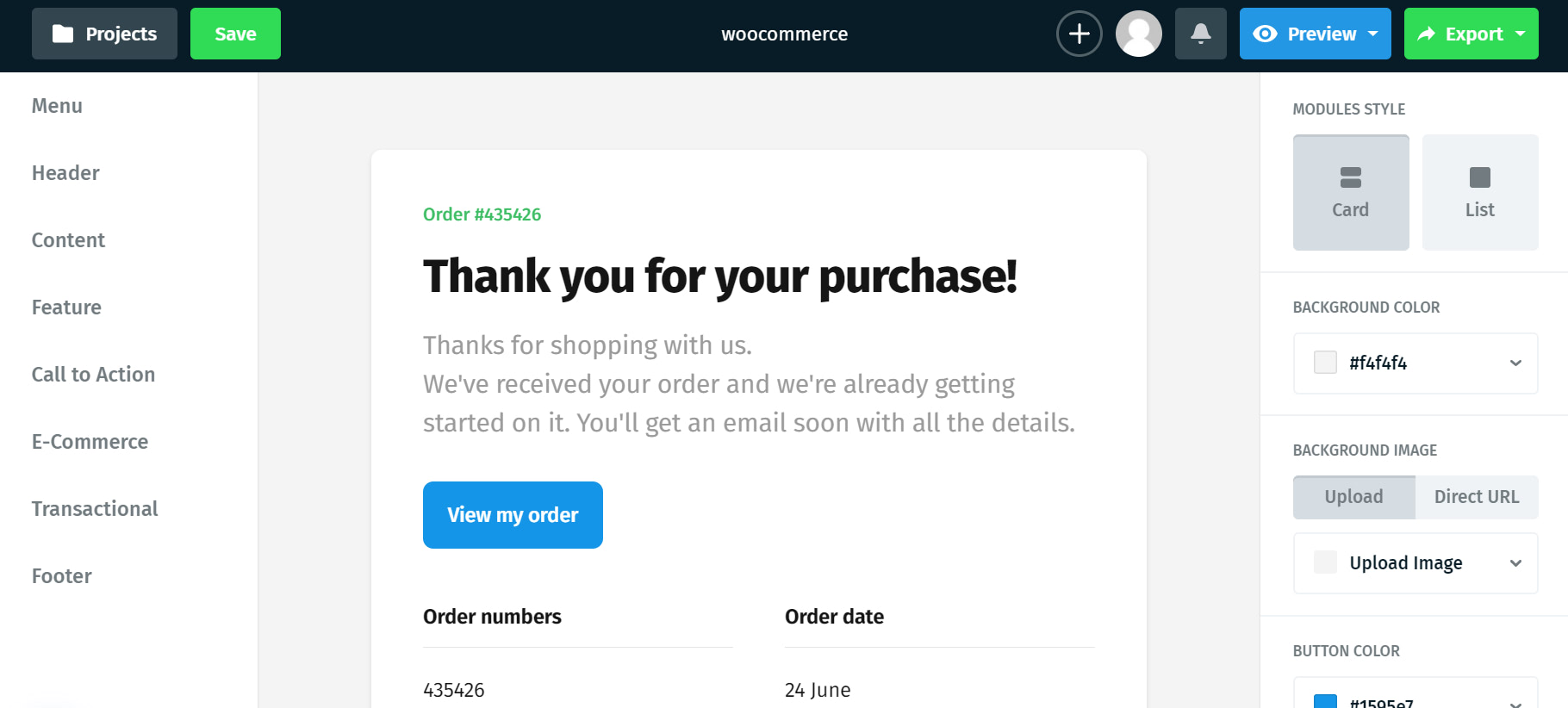 How To Customize WooCommerce Email Templates Using A Postcards Email Template Designmodo Help