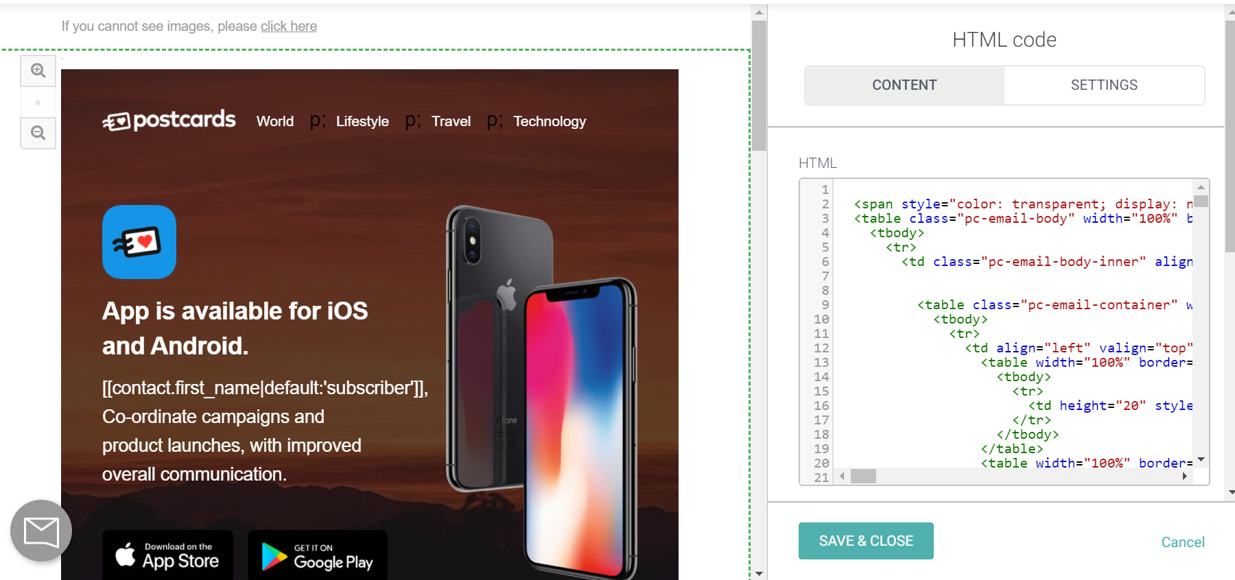 How To Upload An Email Template In Omnisend Designmodo Help