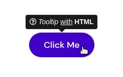 Use Custom HTML on the Tooltip