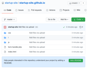 How to Upload Your Startup Website to GitHub Pages - Designmodo Help