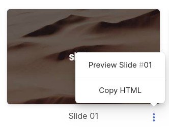 How to Add a Slide to an Exported Slides Template